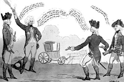 A Prince and a Poltroon, 1789 by Unbekannt