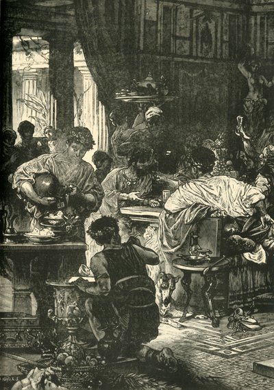A Roman Banquet by Unbekannt