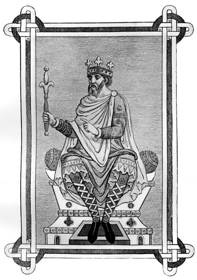 A Saxon Monarch by Unbekannt