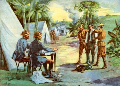 A Spanish spy in camp, Spanish-American War by Unbekannt
