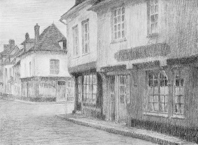 A Street in Beauvais by Unbekannt