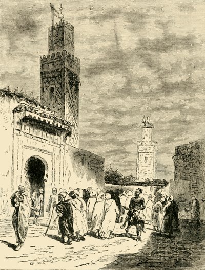 A Street in Fez by Unbekannt