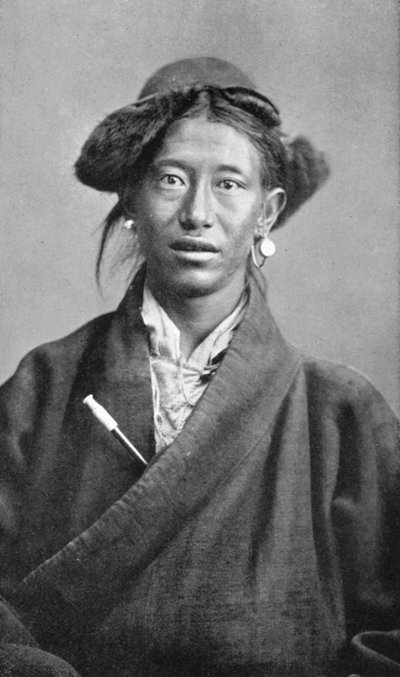 A Tibetan Woman by Unbekannt