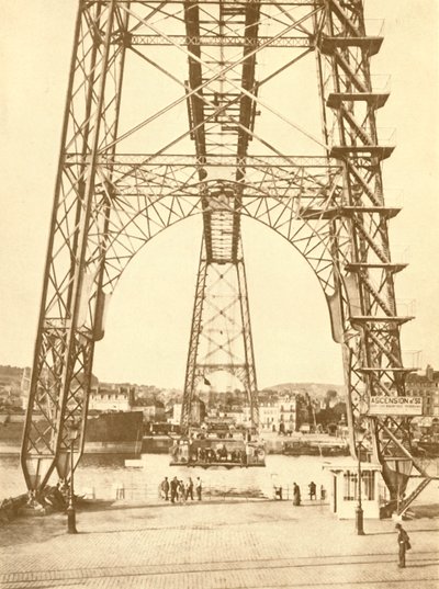 A Transporter Bridge at Rouen by Unbekannt