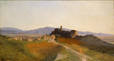 A View of Olevano, early 19th century by Unbekannt