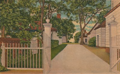 A View of the North Lane by Unbekannt