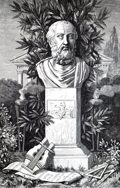 A Bust of Plato by Unbekannt