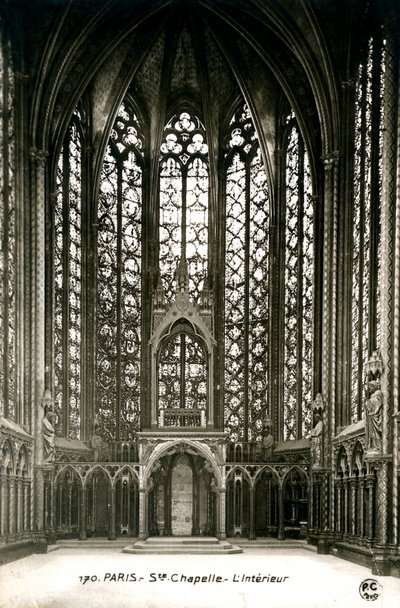 A Chapel Interior, Paris, France, 20th century by Unbekannt