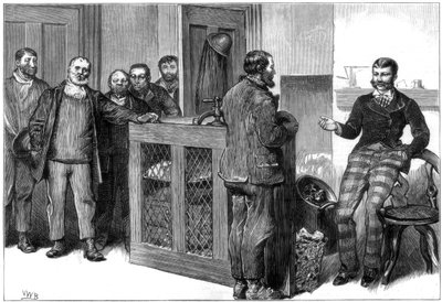 A Coal Mine Lockout, South Wales, 1875 by Unbekannt