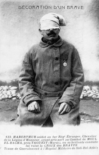 A convalescing legionnaire, Sidi Bel Abbes, Algeria by Unbekannt