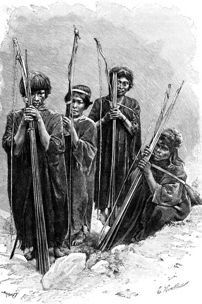 A group of Antis Ashaninkas, Peru, 1895 by Unbekannt