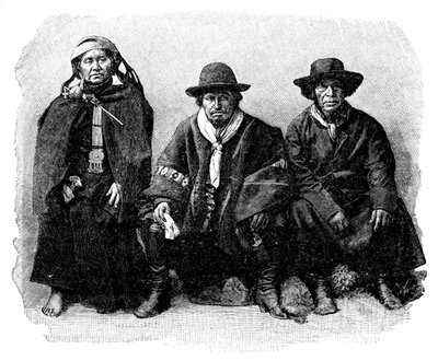A Group of Araucanians, Chile/Argentina by Unbekannt