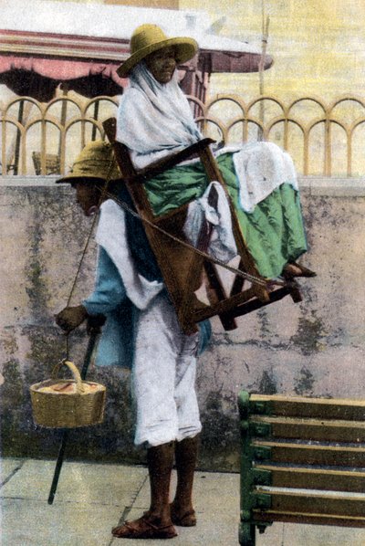 A porter, Mexico, early 20th century by Unbekannt