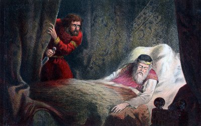 A Scene from Macbeth, 17th Century by Unbekannt