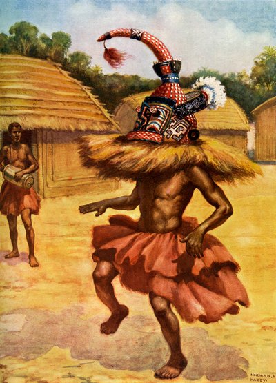 A Secret Society, Musumba, Lower Congo by Unbekannt