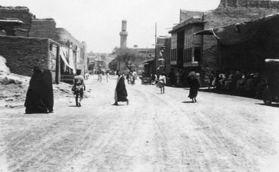 A Street in Baghdad, Mesopotamia, WWI by Unbekannt