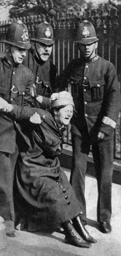 A Suffragette Being Arrested by Unbekannt