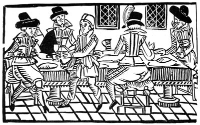 A supper party by Unbekannt