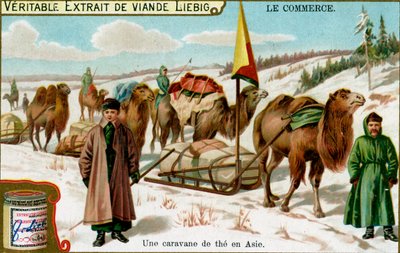 A tea caravan in Asia, c1900 by Unbekannt