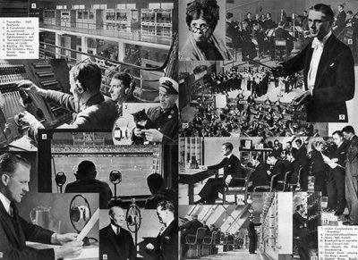 A Visit to the BBC, 1937 by Unbekannt