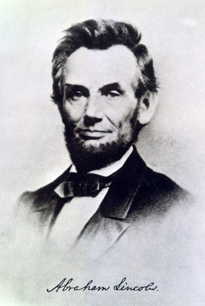 Abraham Lincoln, President of the USA, c1865 by Unbekannt