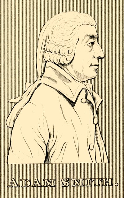 Adam Smith, 1723-1790, 1830 by Unbekannt