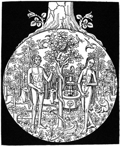 Adam and Eve by Unbekannt