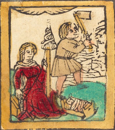 Adam and Eve by Unbekannt