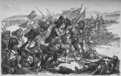 Advance of the Highlanders at the Alma by Unbekannt