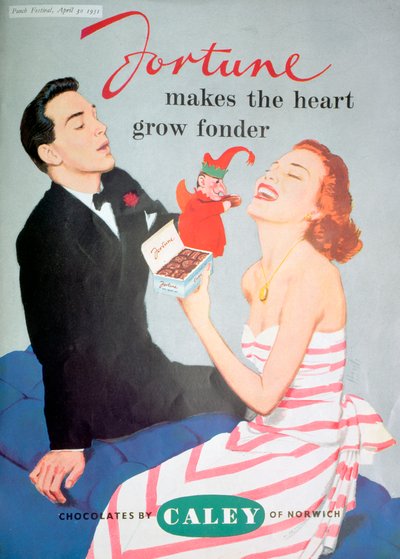 Advert for Caley Chocolates by Unbekannt