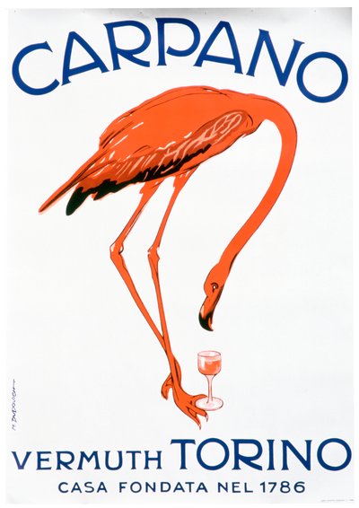 Advert for Carpano Vermouth by Unbekannt