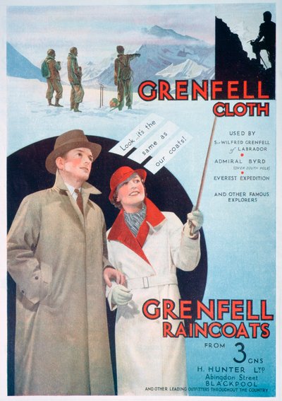 Advert for Grenfell Cloth and Raincoats by Unbekannt