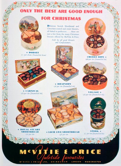 Advert for McVitie and Price biscuits by Unbekannt