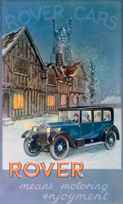Advert for Rover Cars by Unbekannt