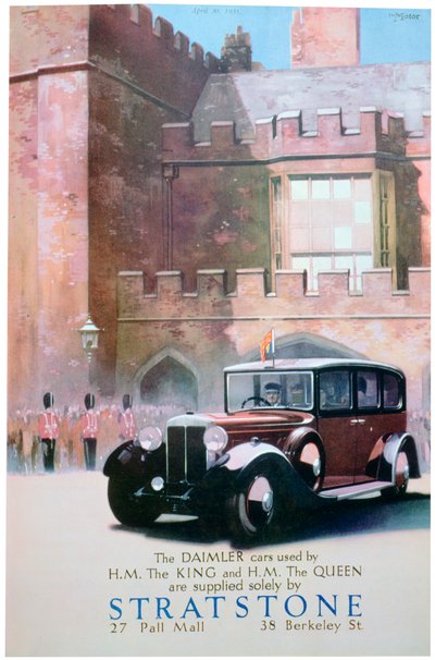 Advert for Stratstone car retailers, 1935 by Unbekannt