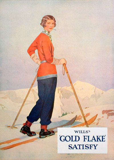 Advert for Wills Gold Flake Cigarettes by Unbekannt