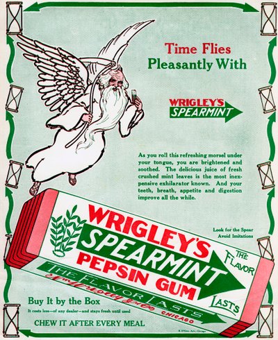 Advert for Wrigley