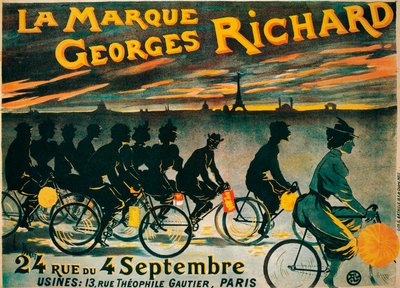 Advertisement for Georges Richard Bicycles by Unbekannt