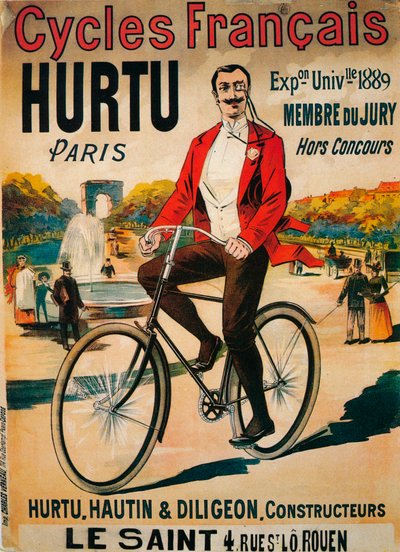 Advertisement for Hurtu bicycles by Unbekannt