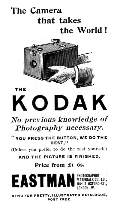 Advertisement for Kodak Cameras by Unbekannt