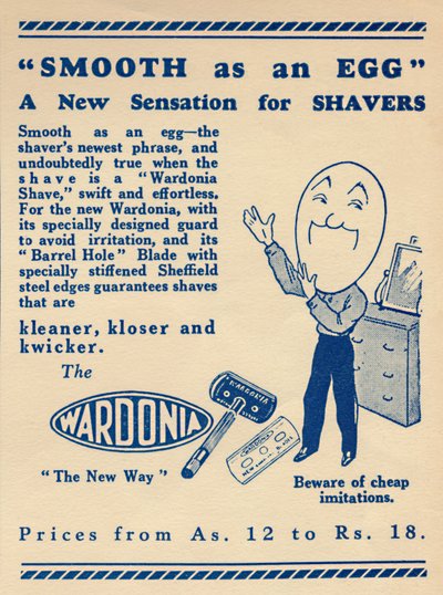 Advertisement for the Wardonia Razor, 1936 by Unbekannt