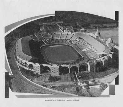 Aerial View of the Empire Stadium, Wembley, 1937 by Unbekannt