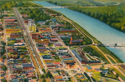 Aerial View of Augusta, Georgia by Unbekannt