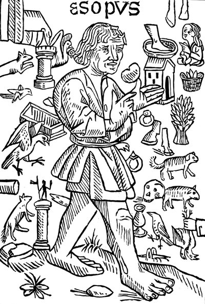 Aesop, Greek fabulist, c1480 by Unbekannt