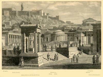 Agora of Athens Restored, 1890 by Unbekannt