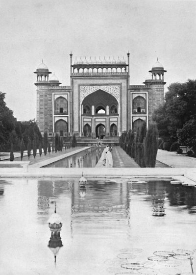 Agra. The Gateway of the Taj Mahal by Unbekannt