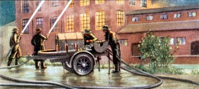 Air Raid Precautions, cigarette card, British, 1938 by Unbekannt