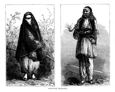 Albanian Peasants by Unbekannt