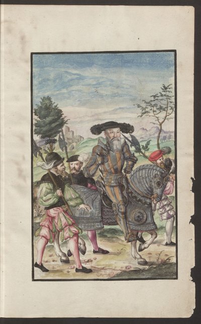 Albert, Duke of Prussia from Kriegsordnung, 1555 by Unbekannt