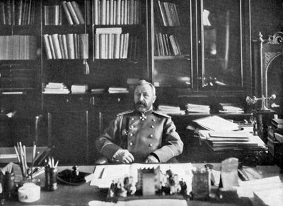 Alexei Nikolaievich Kuropatkin in His Library by Unbekannt